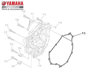 JUNTA DA TAMPA DIREITA DO MOTOR PARA MT-07 ORIGINAL YAMAHA