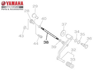 HASTE DO CAMBIO PARA MT-07 ORIGINAL YAMAHA