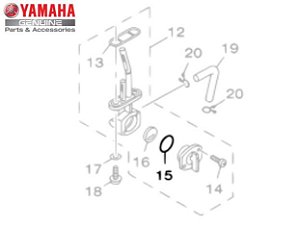 VEDACAO DA TORNEIRA DE COMBUSTIVEL PARA TTR230 , TTR125 , YZ250 , XVS650 DRAGSTAR ORIGINAL YAMAHA