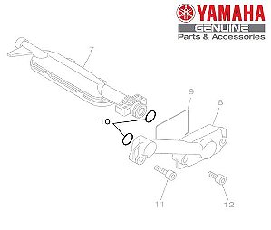 ANEL DE BORRACHA DO FILTRADOR DE OLEO PARA XVS650 DRAGSTAR E XV535 VIRAGO ORIGINAL YAMAHA