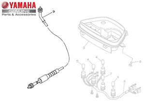 CABO DE VELOCIMETRO PARA AT115 NEO 2005,06,07,10,11 E 12 ORIGINAL YAMAHA