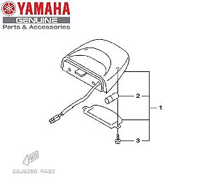 LUZ DA LICENCA CONJUNTO PARA XJ6 MODELOS N E F ORIGINAL YAMAHA