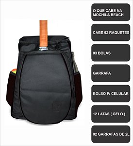 Mochila Térmica // PRETA // BEACH