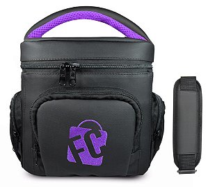 Bag Luxo Preta Com Roxo