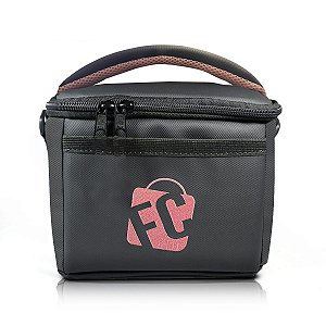 Bag Preta com rosa bebe