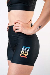 Short Feminino Colored Black - Enforce Fitness