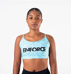 Top Alça Light Blue - Enforce Fitness