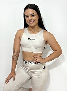 Top Cropped AUTHENTIC Silver - Enforce Fitness