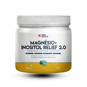 True Magnésio Inositol Reliet 2.0 Maracujá 375g True Source