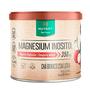 MAGNESIUM INOSITOL 300G CHÁ BRANCO COM LICHIA NUTRIFY