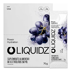 LIQUIDZ® - Suplemento de Eletrólitos Zero açúcares e Sem corantes - Cx 14 Sticks