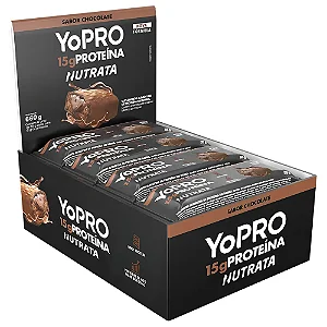 NUTRATA YOPRO 55G DISPLAY C/ 12 BARRAS - CHOCOLATE