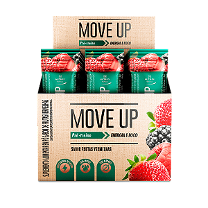 Move Up Pré Treino - Sabor Frutas vermelhas 30un