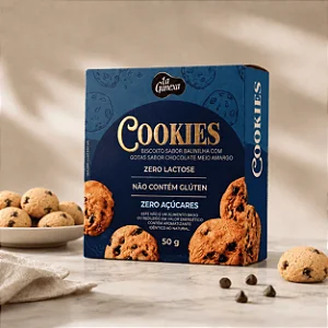 Cookies Baunilha com Gotas de Chocolate