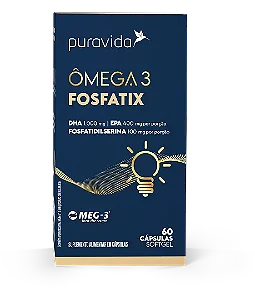 Ômega 3 FOSFATIX FOSFATIDILSERINA + 1.590MG  | PuraVida