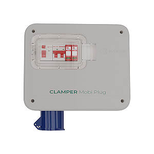 CLAMPER Mobi Plug 220V 8kW Cinza Tomada Industrial 32A
