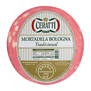 Mortadela Tradicional Bologna Ceratti Metade 3,300kg