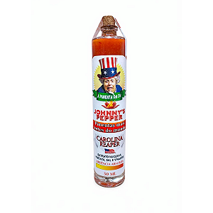 Molho de Pimenta Carolina Reaper Johnny`s Pepper Forte 50ml