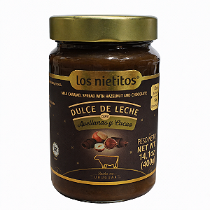 Doce de Leite com Avelã e Cacau Los Nietitos 400g