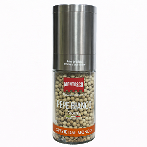 Pimenta Branca em Grãos com Moedor Montosco 90g
