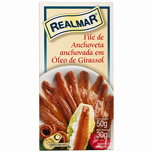 Filé de Anchova 50/30g - Realmar