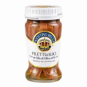 Filé De Anchova Em Azeite Siciliano 90G Agostino Recca
