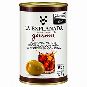 Azeitona Verde C/Negroni 350g/150g - La Explanada
