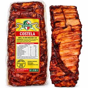 Costela Suina Defumada (Peça +-1kg) -SABOROSA