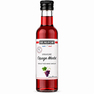 Vinagre de Vinho Tinto Cépage Merlot 250ml - Beaufor France