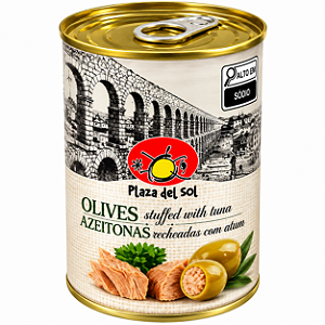 Azeitonas Recheadas C/Atum 280g - Plaza Del Sol