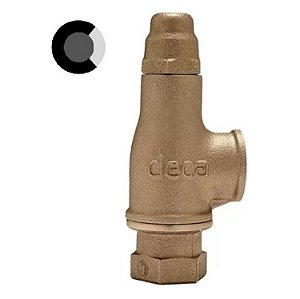 Válvula Alívio de Bronze Disco Metálico DECA 7 Bar 3/4”