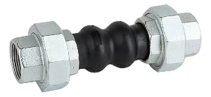 JUNTA EXPANSAO DUPLA ONDA EPDM ROSCA BSP 10KGF/CM2 1.1/4"