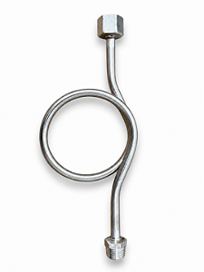 Tubo Sifão Trombeta em Aço Inox Macho X Fêmea Rosca 1/2”