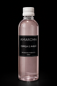 Refil para Difusor 240 ML Cereja e Avelã + 6 Varetas