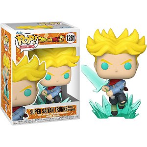 Funko Pop 1281 Dragon Ball Z Super Trunks com Espada Super Sayajin