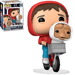 Funko Pop 1252 E.T. The Extra Terrestre Elliott e E.T. With Bike