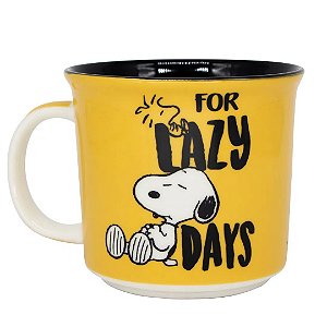 Caneca Tom 350ml Foco Snoopy For Lazy Days