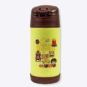 Garrafa Click com Canudo 300ml Back to Hogwarts
