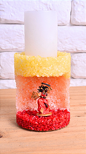 Suporte de Vela Iansã com Borboletas