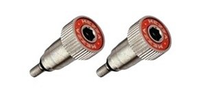 Parafuso Valvula Alivio Ar S1 Inox Suspensao Dianteira Wp C/ Pre Carga Par