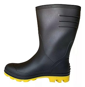 Bota Chuva Pvc Forrada Borracha Impermeável