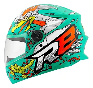 Capacete R8 Rocket Chicken