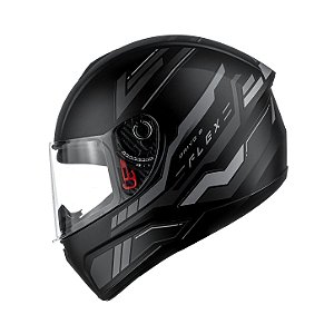 Capacete Fly Drive 2 Hg Flex Grafite Fosco