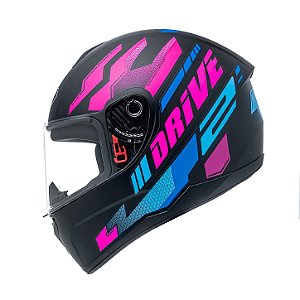 Capacete Fly Drive 2 Hg Atitude Rosa Fosco