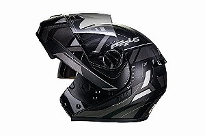 Capacete Peels Robocop U-rb2 Dynamic Preto Fosco Grafite