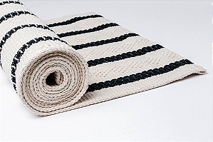 Passadeira Maré Cru e Preto