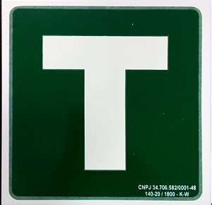 PLACA INDICATIVA DE TÉRREO