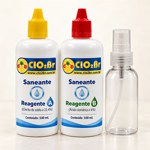 KIT SANEANTE 100ML + 100ML (VOL. 200ML) - EMB. PLÁSTICA