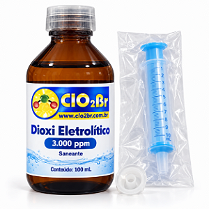 Dioxi Eletrolítico 3.000 ppm — 100 mL — VIDRO