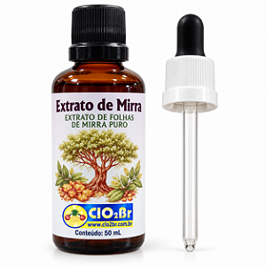EXTRATO DE FOLHAS DE MIRRA PURO - 50ML